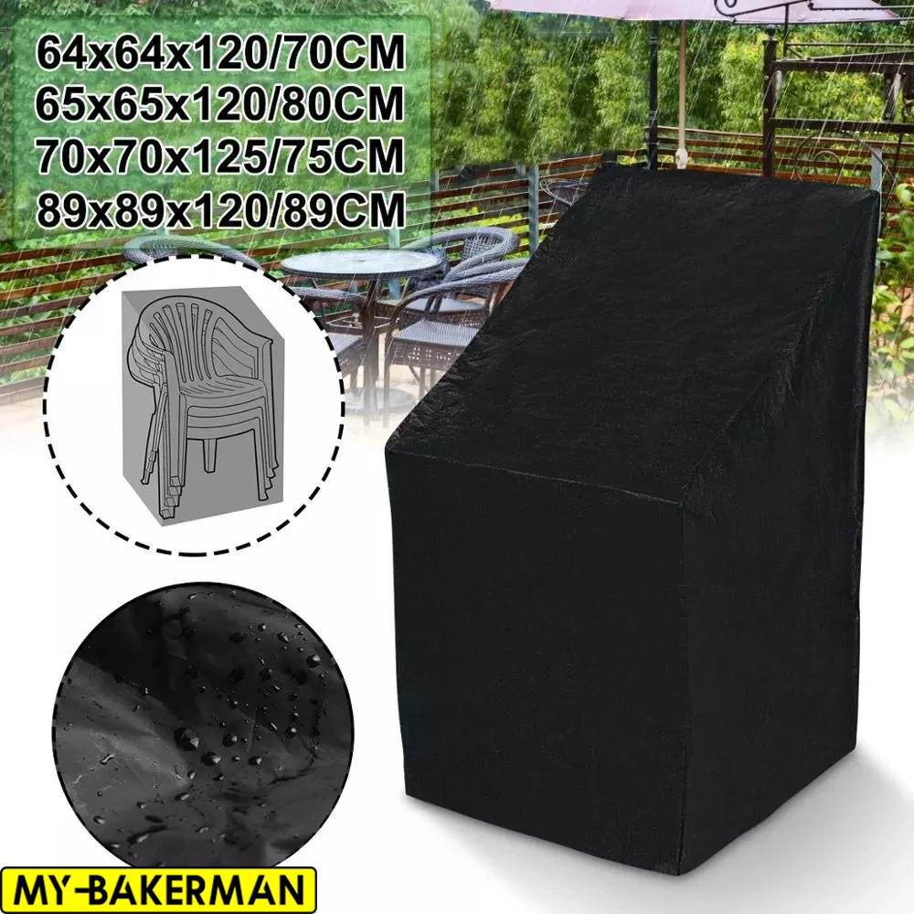 Outdoor Furniture Manufacturer - 6 Size Black Outdoor Waterproof Cover