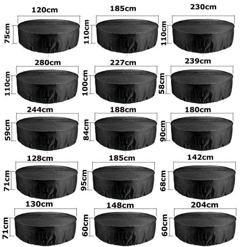 Outdoor Furniture Sale - Large Round Waterproof Furniture Cover, Outdoor