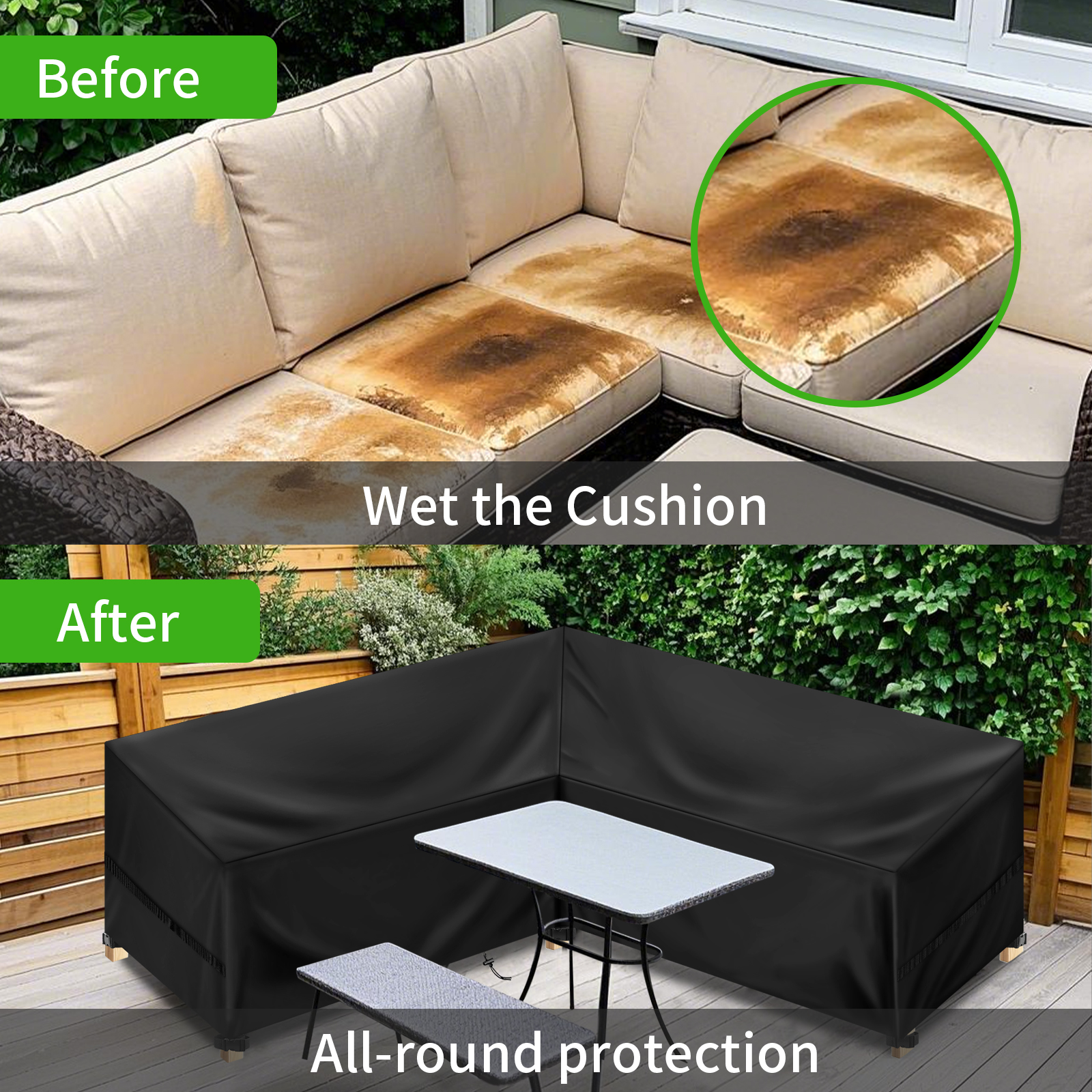 Outdoor Waterproof Sectional S - Outdoor Furniture Protector 리뷰 및 가격