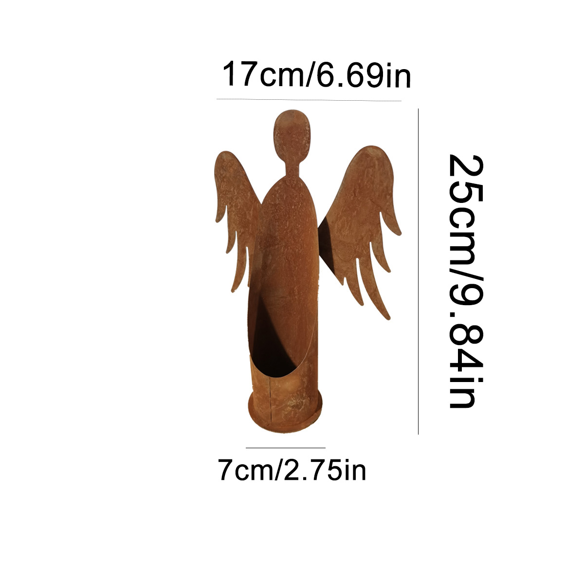 1Pc Iron Garden Sculpture, Vin - Outdoor Furniture Iron 리뷰 및 가격