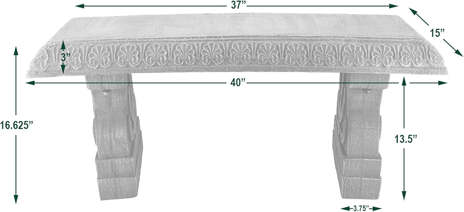 Outdoor Fiberclay Garden Bench - Outdoor Furniture Durable 리뷰 및 가격