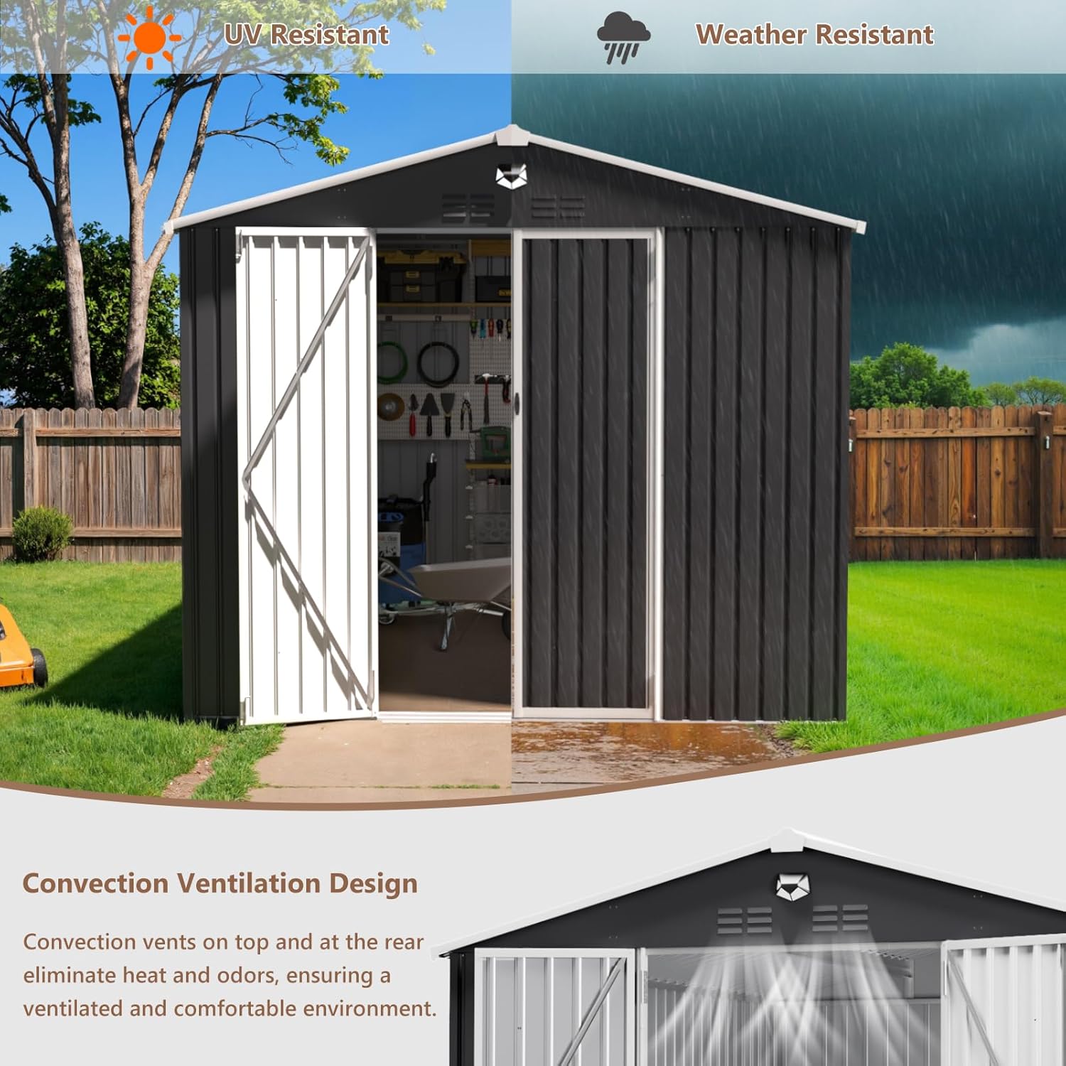 10x12 FT Metal Outdoor Storage - Outdoor Furniture Sale 리뷰 및 가격