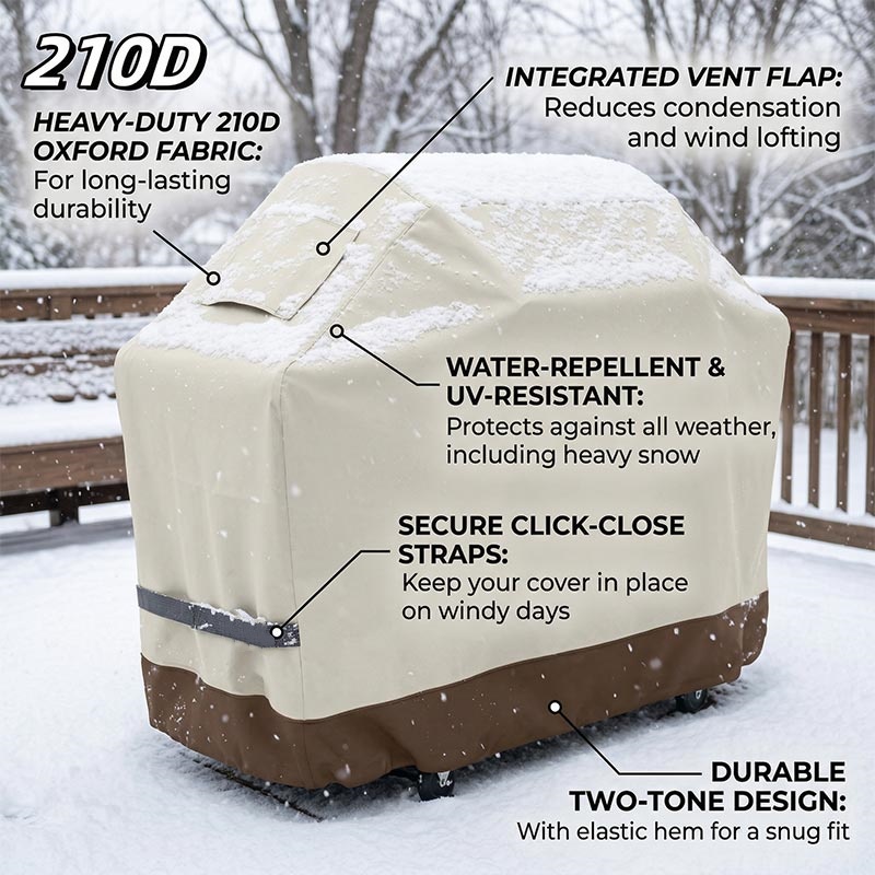210D BBQ Beige Barbecue Grill  - Outdoor Furniture Protector 리뷰 및 가격