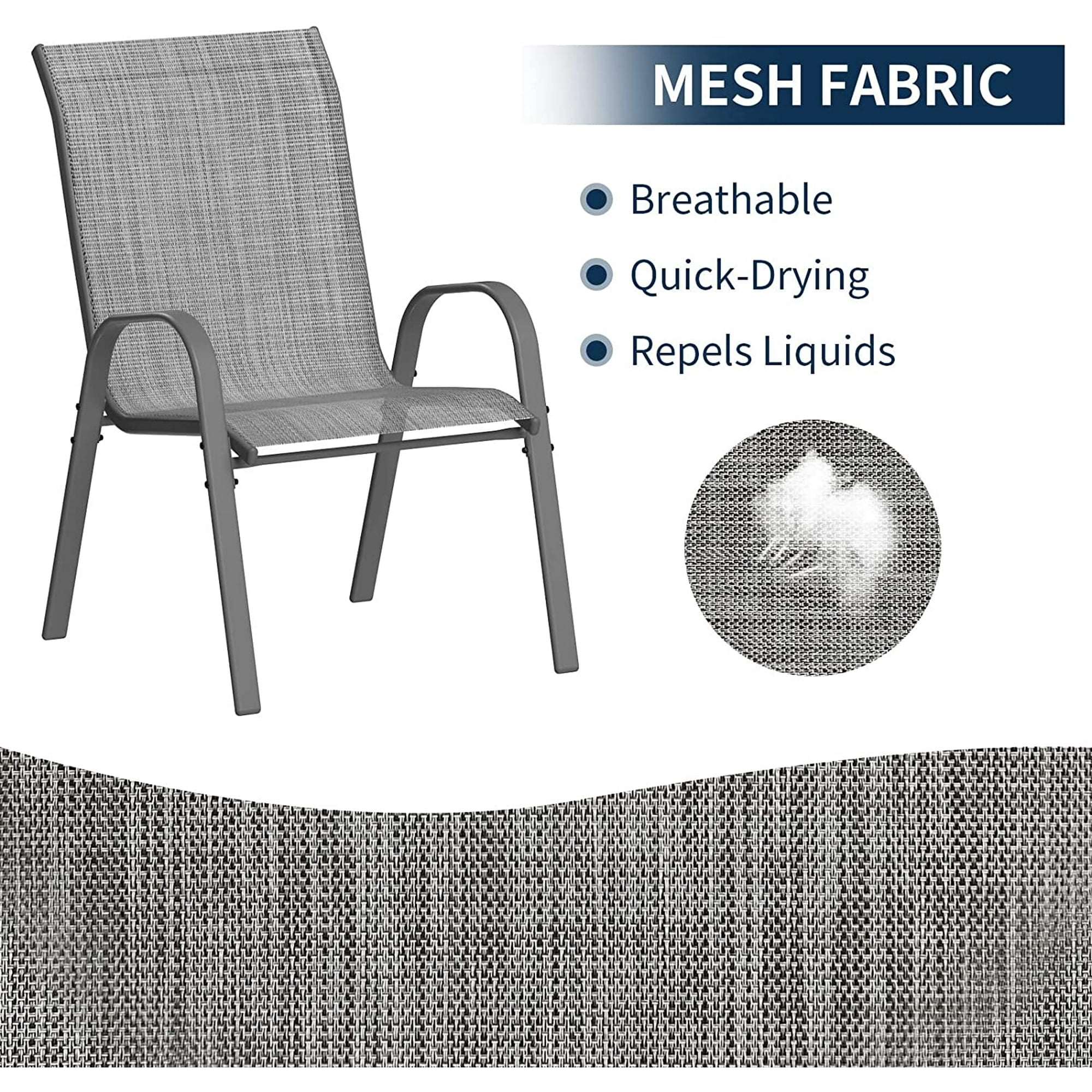 Stackable Chairs-6PCS Outdoor  - Outdoor Furniture Iron 리뷰 및 가격