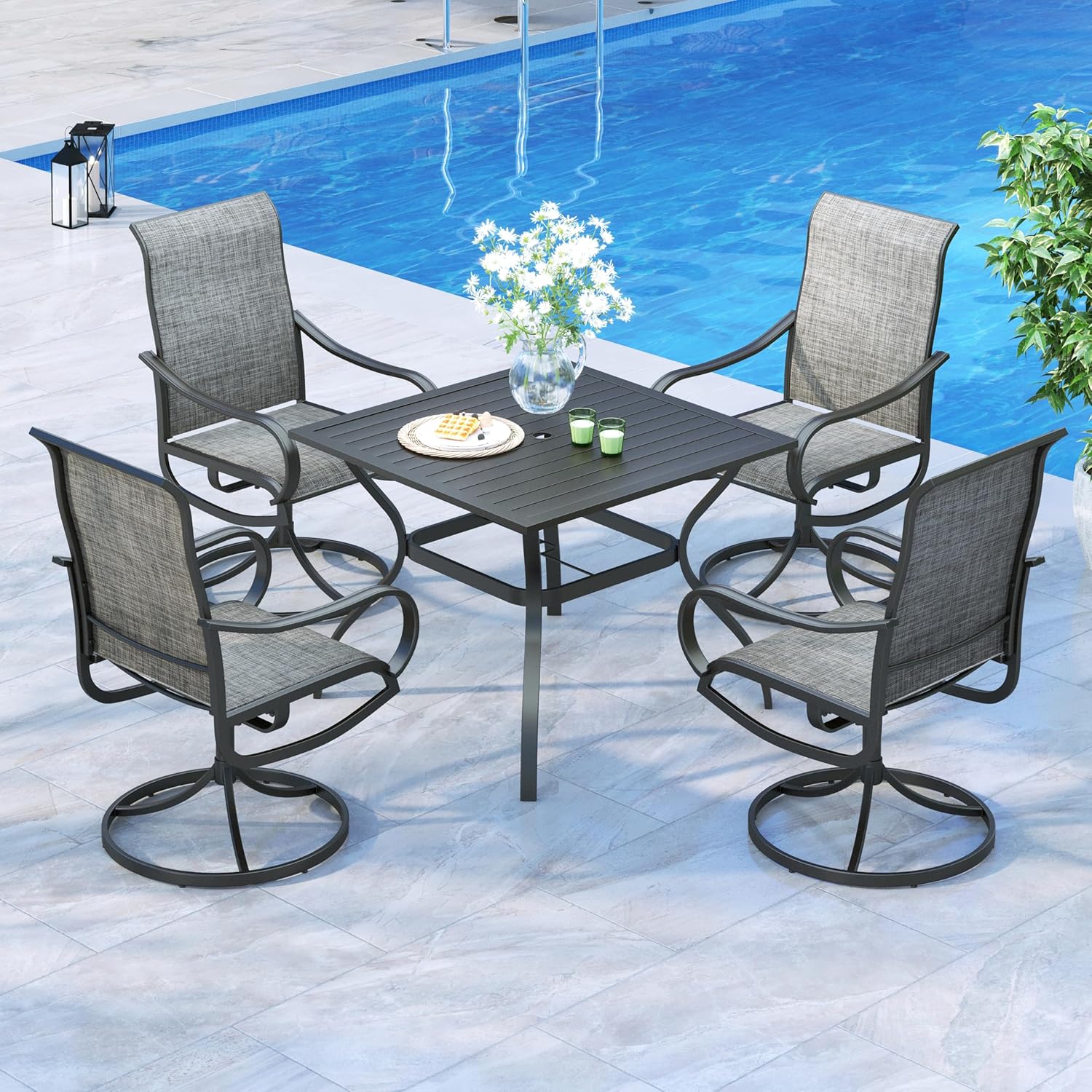 Patio Table Chairs Set Outdoor - Outdoor Furniture With Umbrella 리뷰 및 가격