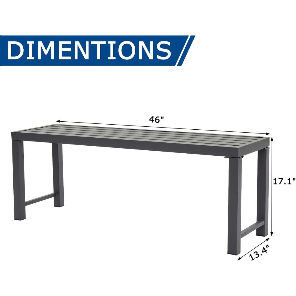 Durable Metal Outdoor Bench Se - Outdoor Furniture Durable 리뷰 및 가격