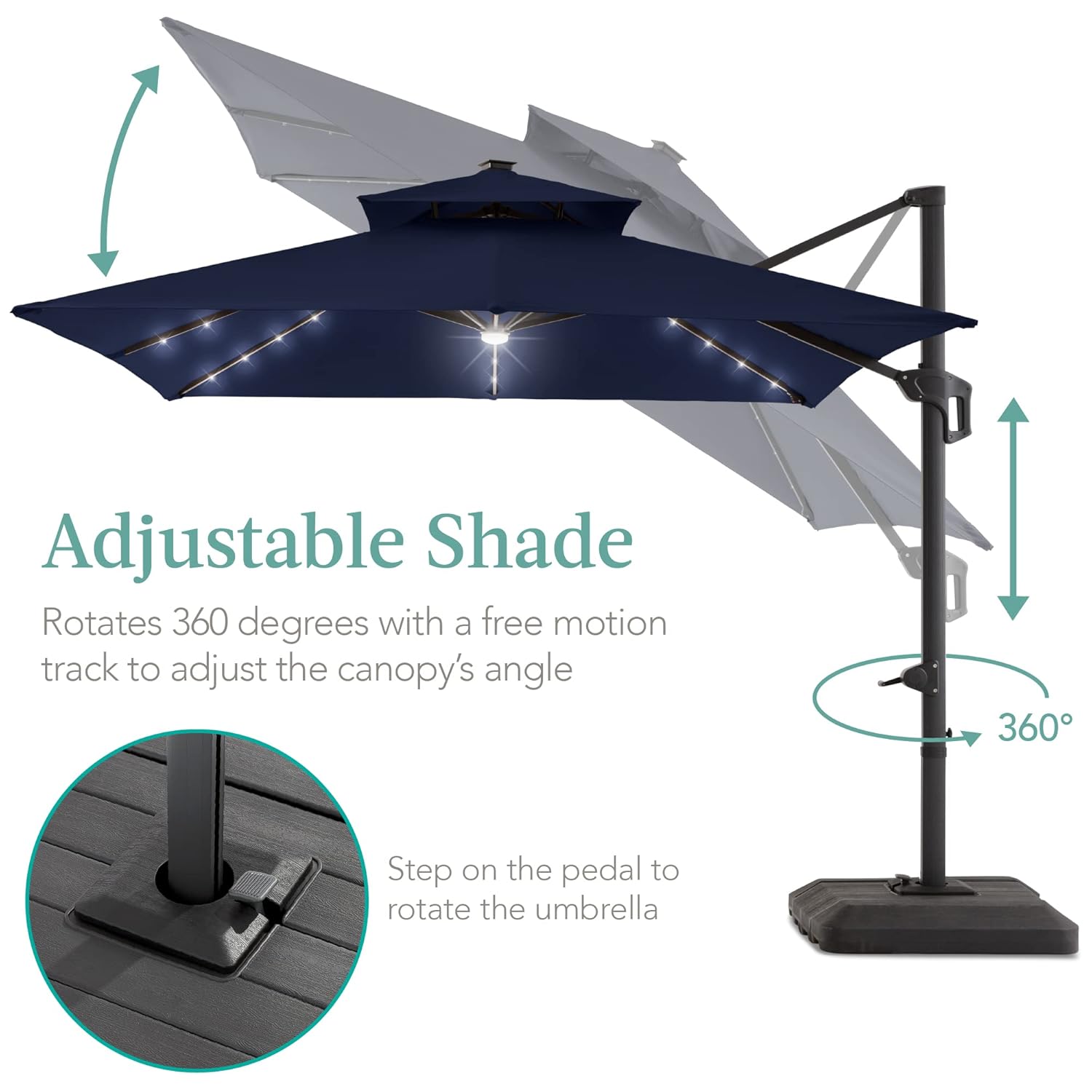 10ft Cantilever Patio Umbrella - Outdoor Furniture With Umbrella 리뷰 및 가격