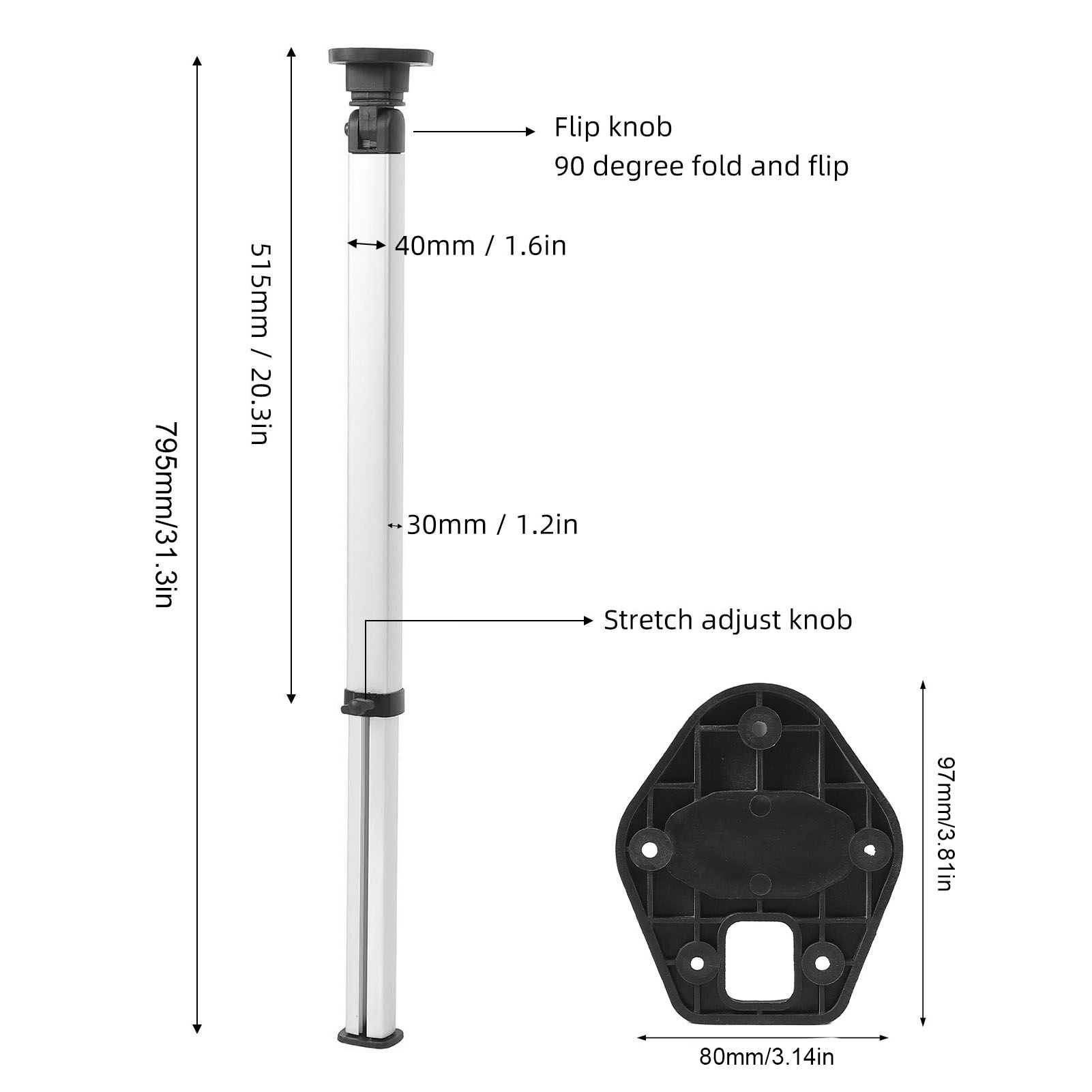 RV Telescopic Folding Table Le - Outdoor Furniture Legs 리뷰 및 가격