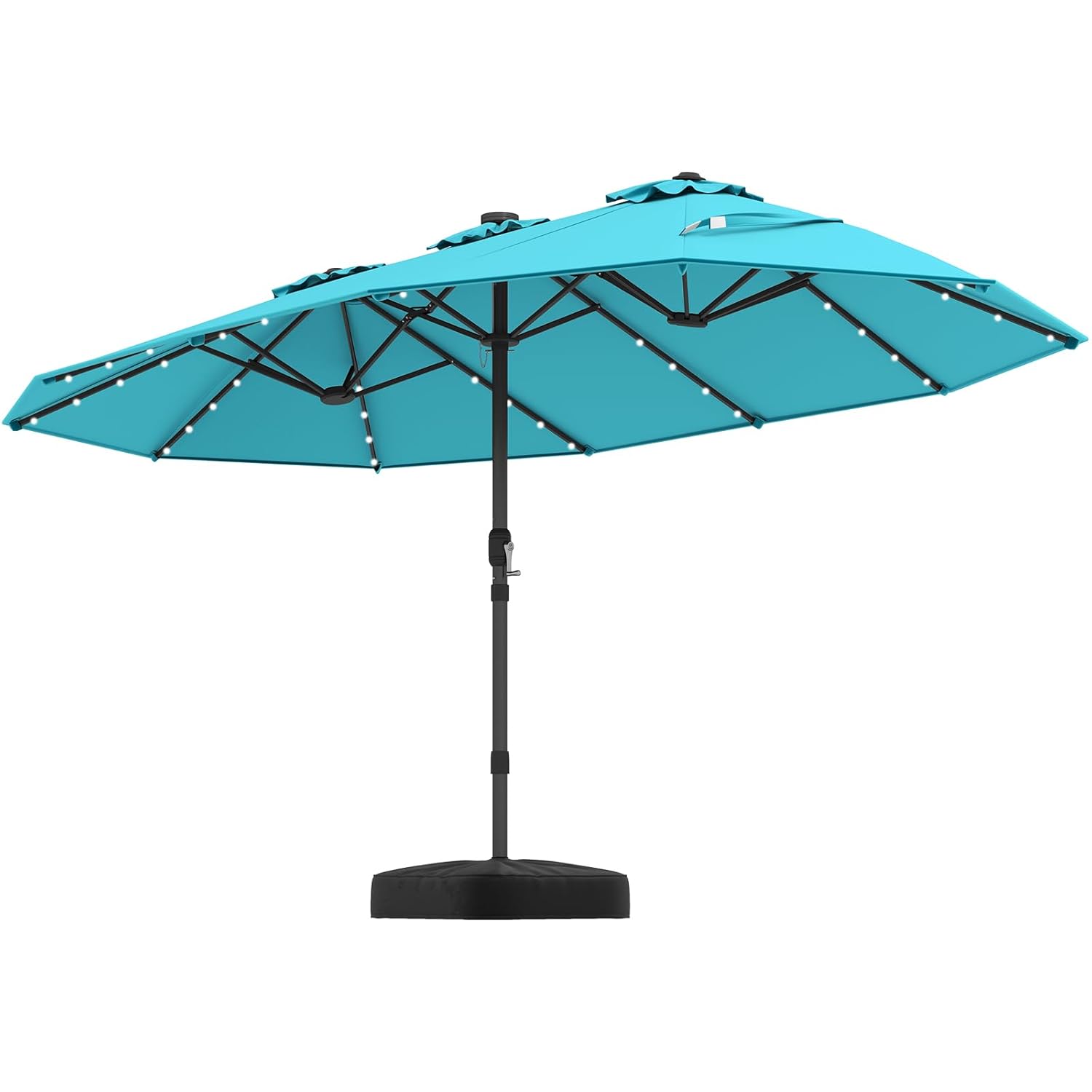 15FT Double-Sided Solar Patio  - Outdoor Furniture With Umbrella 리뷰 및 가격