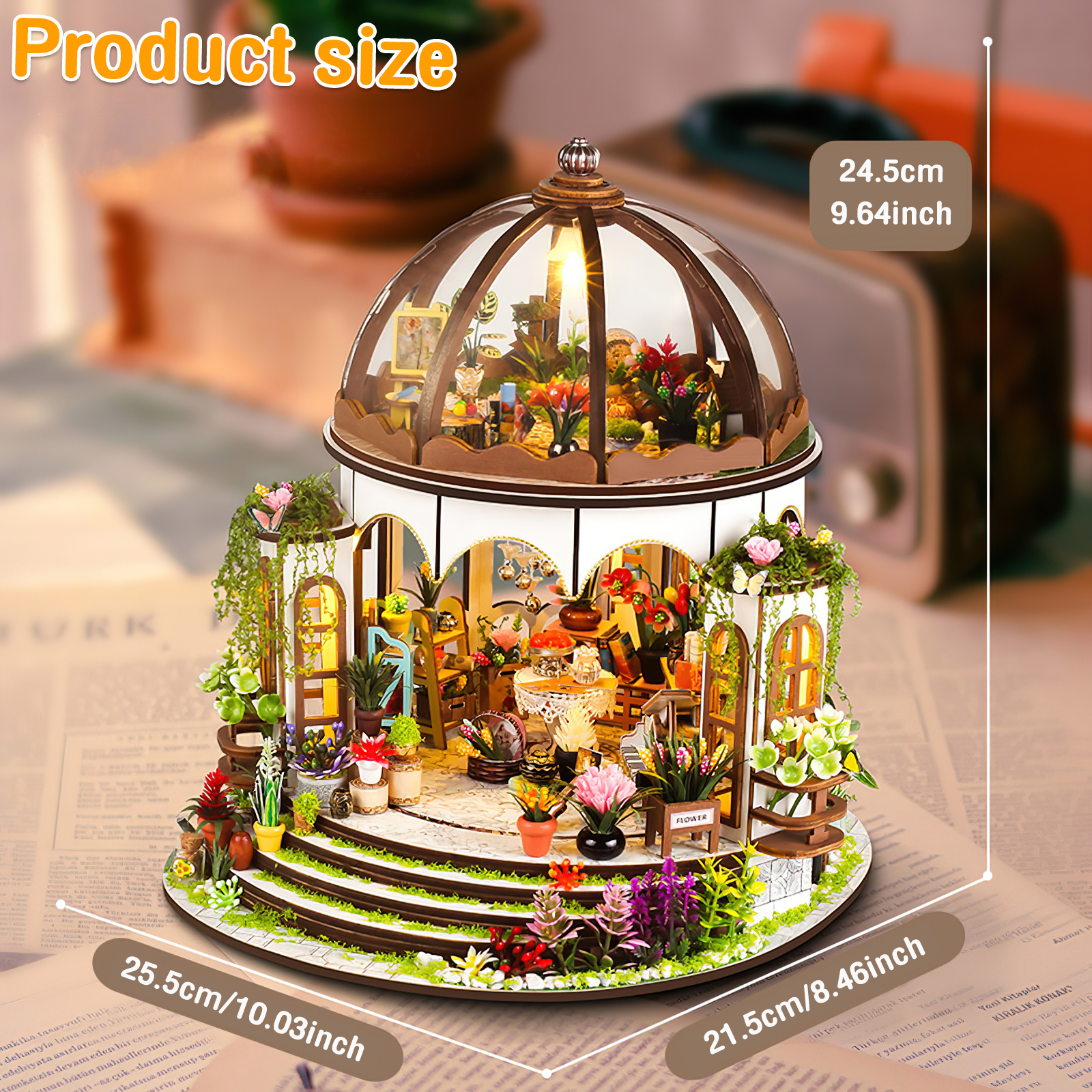 DIY Miniature Dollhouse Kit 3D - Outdoor Furniture Manufacturer 리뷰 및 가격