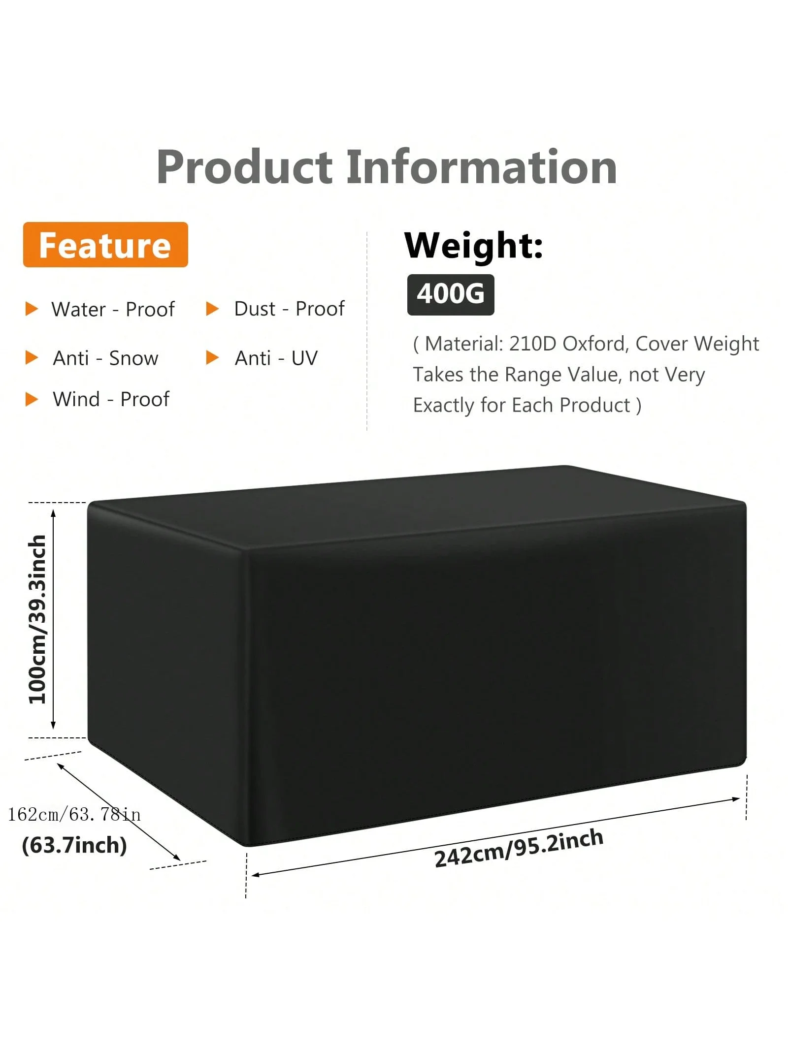 Multi-Size Outdoor Patio Garde - Outdoor Furniture Covers Waterproof 리뷰 및 가격