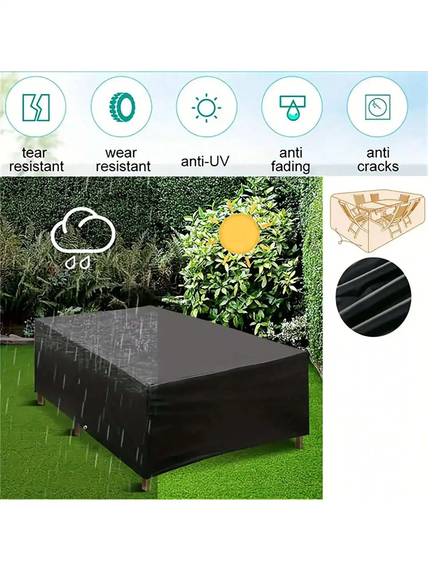 Multi-Size Outdoor Patio Garde - Outdoor Furniture Covers Waterproof 리뷰 및 가격
