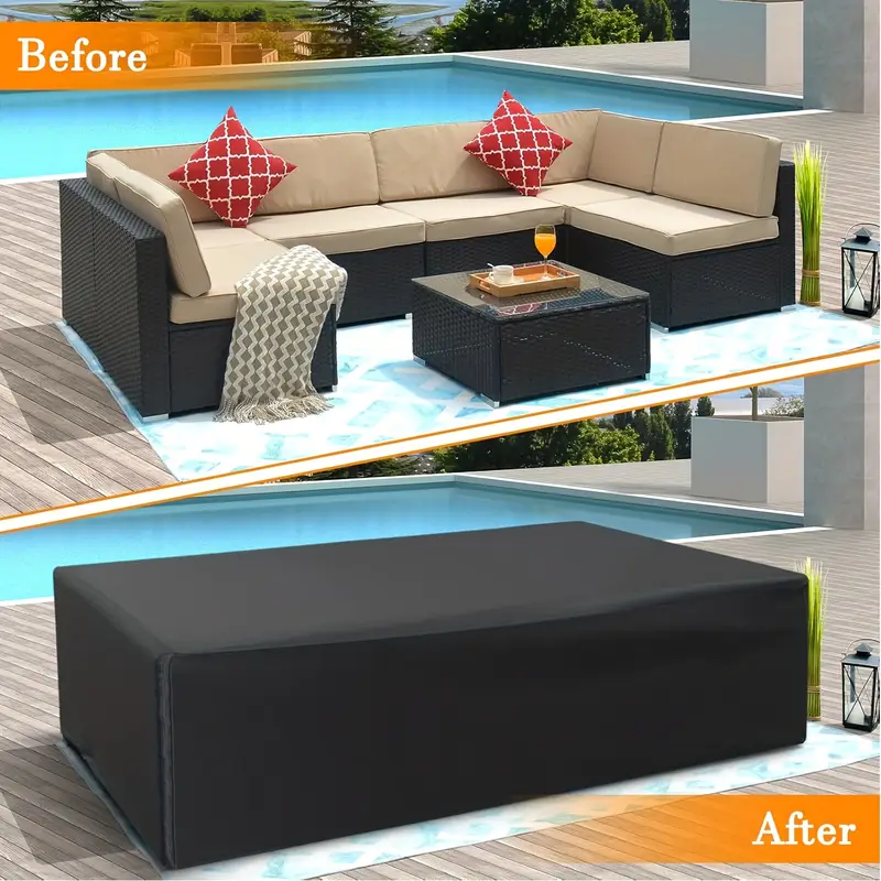 (102-137inch Length) size Outd - Outdoor Furniture Covers Waterproof 리뷰 및 가격