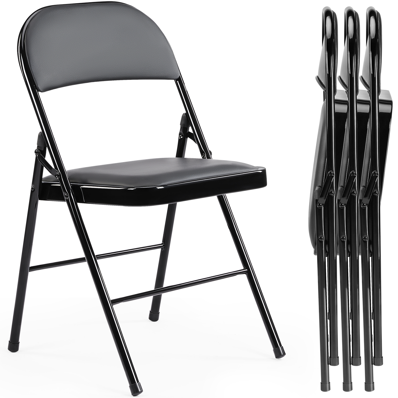JHK Leather Padded Folding Cha - Outdoor Furniture Diy Plans 리뷰 및 가격
