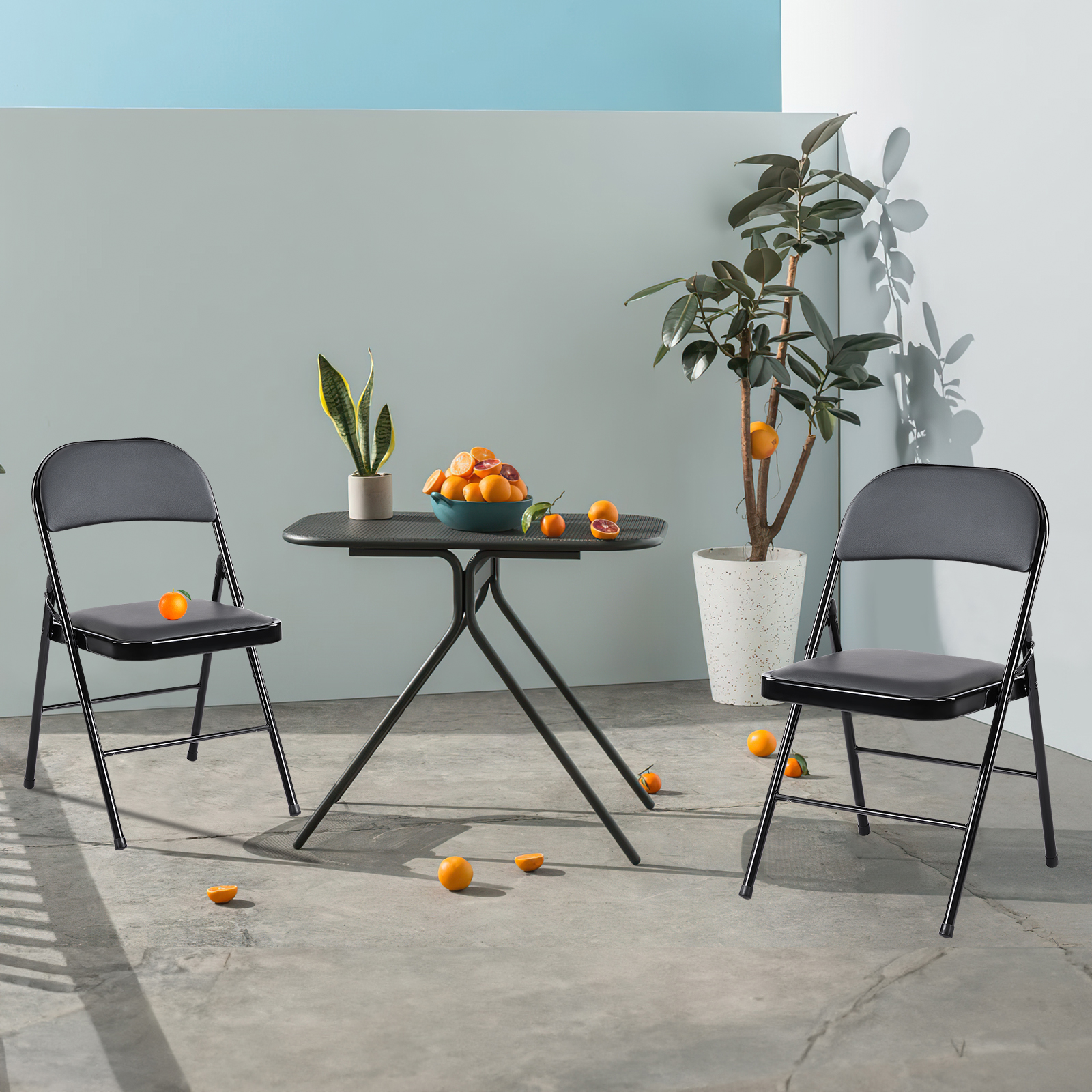 JHK Leather Padded Folding Cha - Outdoor Furniture Diy Plans 리뷰 및 가격