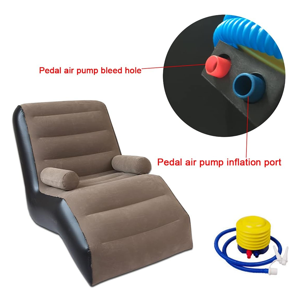 Folding Lazy Sofa,Inflatable L - Outdoor Furniture Durable 리뷰 및 가격