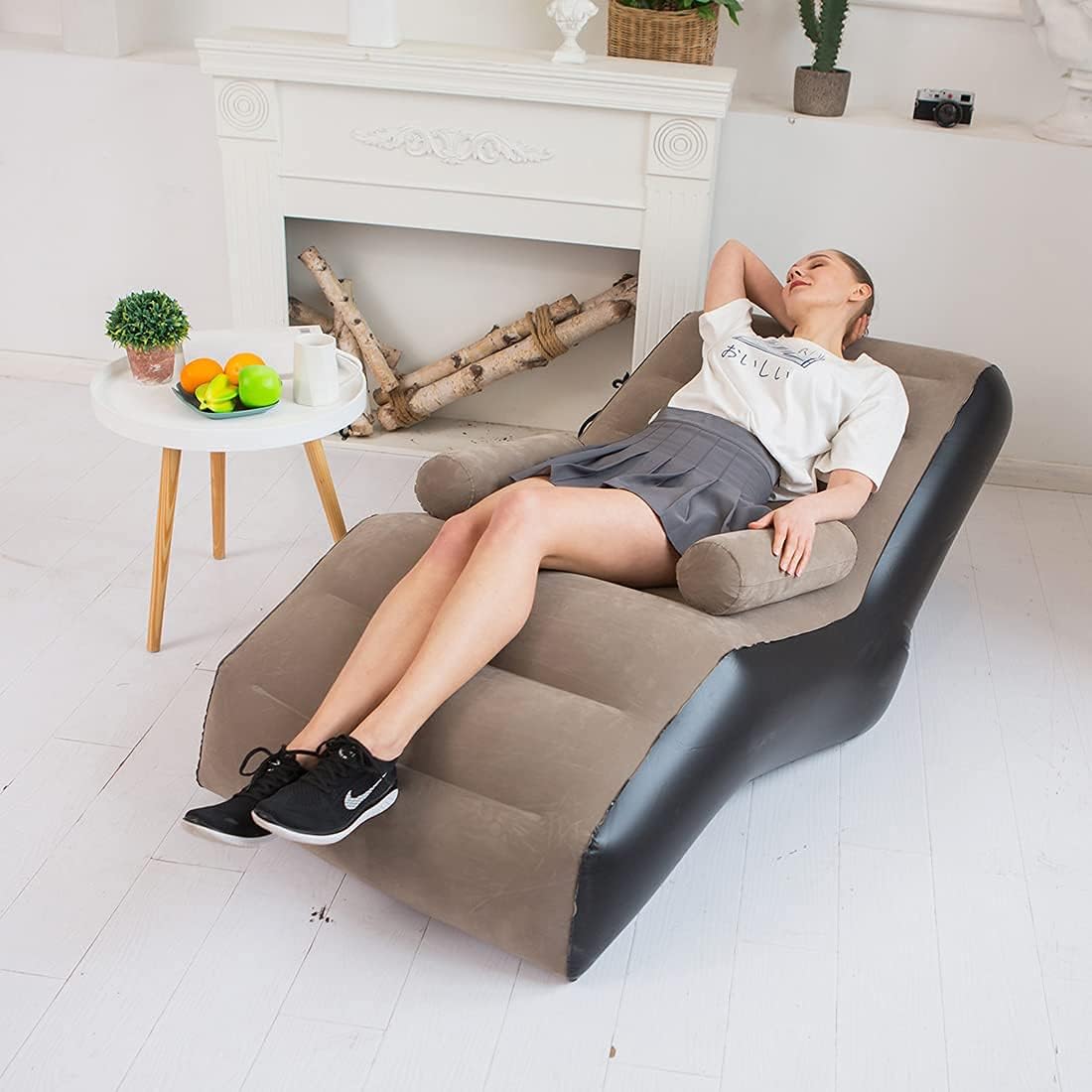 Folding Lazy Sofa,Inflatable L - Outdoor Furniture Durable 리뷰 및 가격