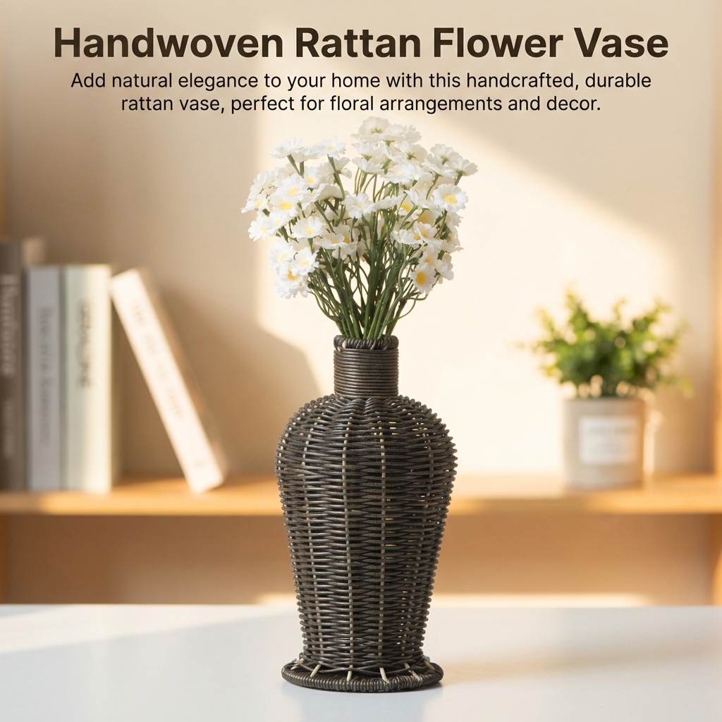 Plastic Rattan Weave Vase Hand - Outdoor Furniture Sale 리뷰 및 가격