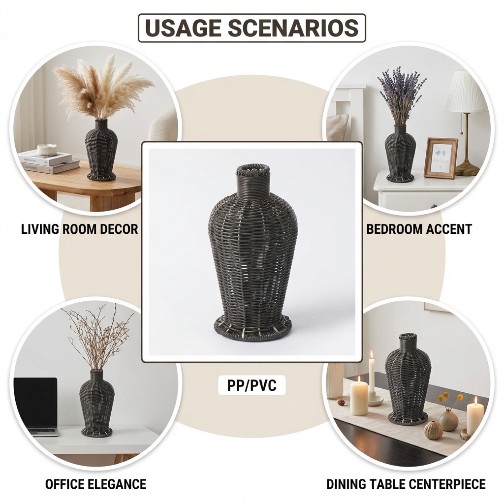 Plastic Rattan Weave Vase Hand - Outdoor Furniture Sale 리뷰 및 가격