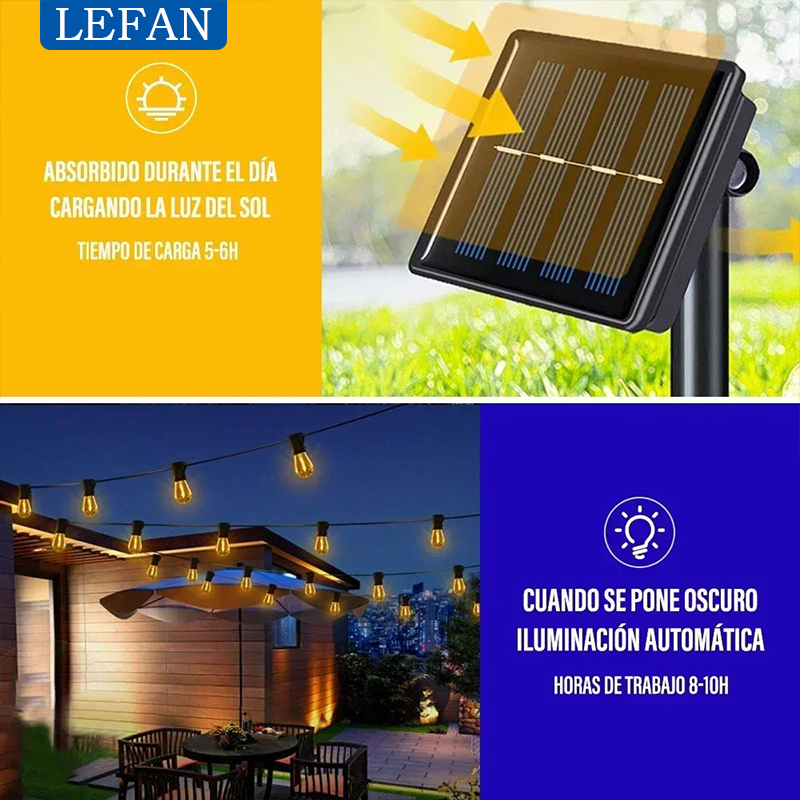 Morden Led Solar Outdoor Strin - Outdoor Furniture Iron 리뷰 및 가격