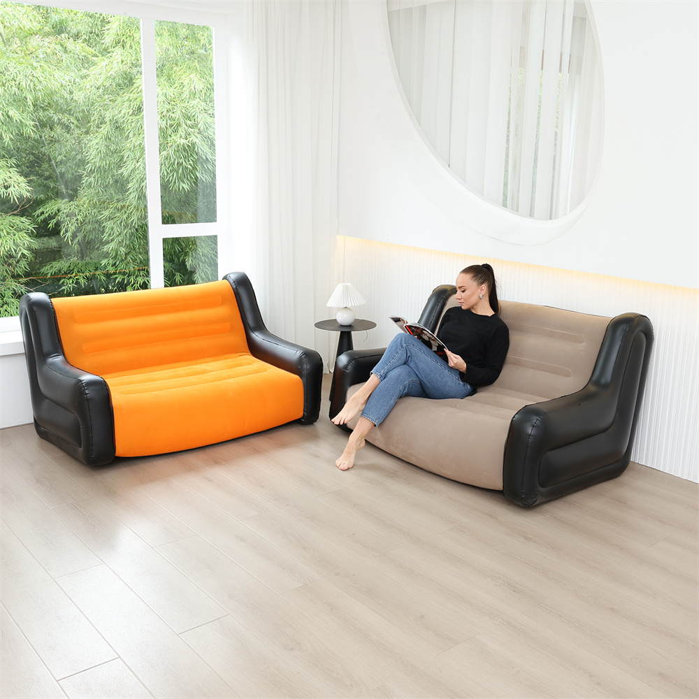 Folding Lazy Sofa,Inflatable L - Outdoor Furniture Durable 리뷰 및 가격