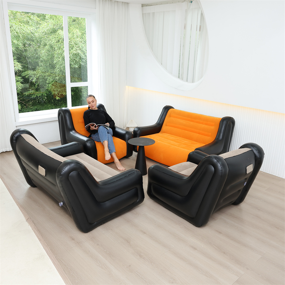 Folding Lazy Sofa,Inflatable L - Outdoor Furniture Durable 리뷰 및 가격