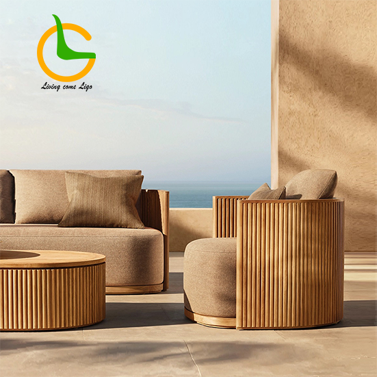 Luxury L-shaped Teak Wood Outd - Outdoor Furniture Durable 리뷰 및 가격