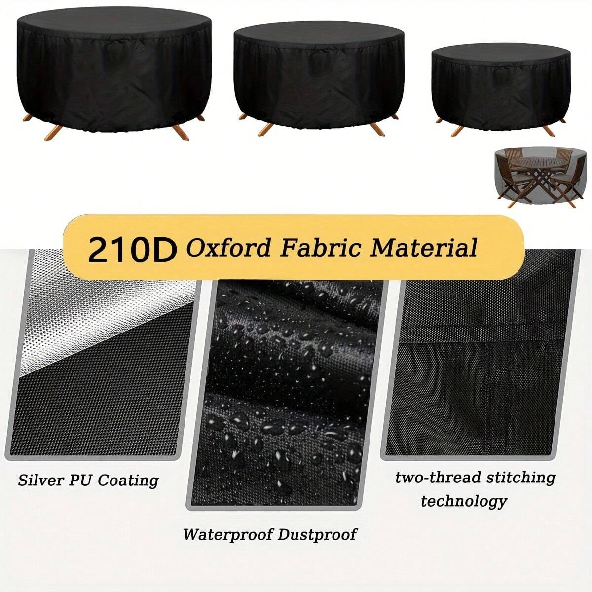 Waterproof Round Patio Furnitu - Outdoor Furniture Covers Waterproof 리뷰 및 가격